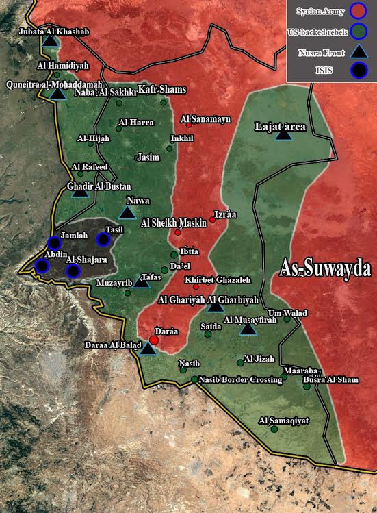 South Syria Map