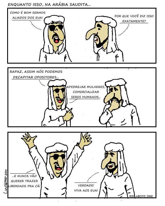 Enquanto isso, na Arábia Saudita