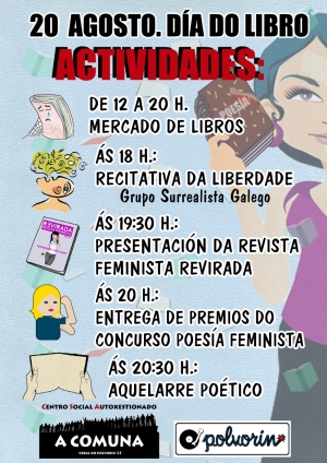 CS A Comuna da Corunha organiza o seu primeiro Dia do Livro