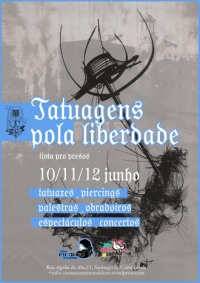 CSOA Escárnio e Maldizer apresenta &quot;Tatuagens pola liberdade&quot; em Compostela