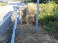 Imagem do resultado da aplicaçom de herbicidas denunciada por Lazoiro.