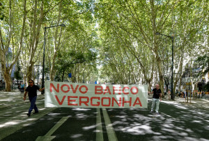 Manifestação dos e das lesadas do BES em Lisboa, na sexta-feira passada