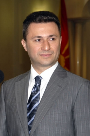 Nikola Gruevski, ex-presidente macedônio, em foto tomada em 2007