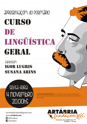 Igor Lugris apresenta na Artábria o &#039;Curso de Linguística Geral&#039;
