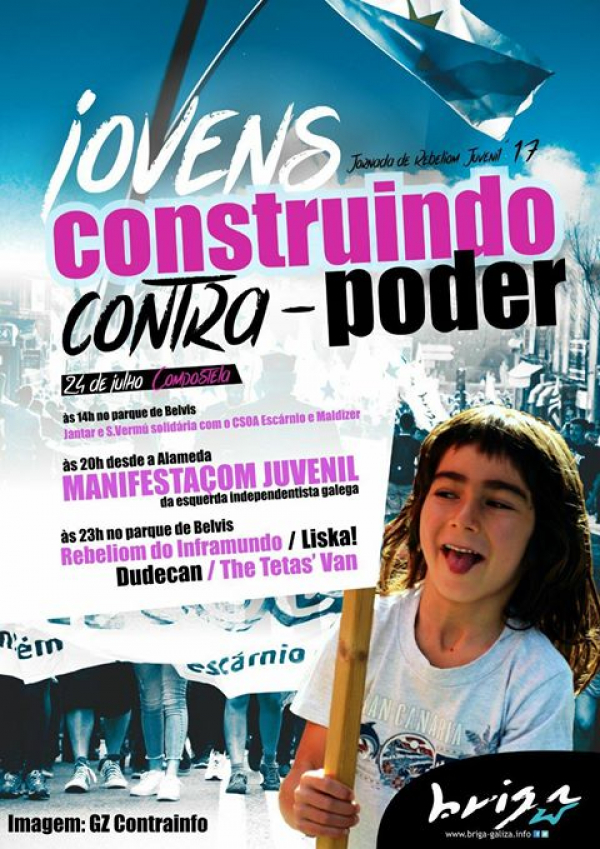 Jovens construindo contra-poder: Jornada de Rebeliom Juvenil de Briga fai 13 anos este 24 de julho