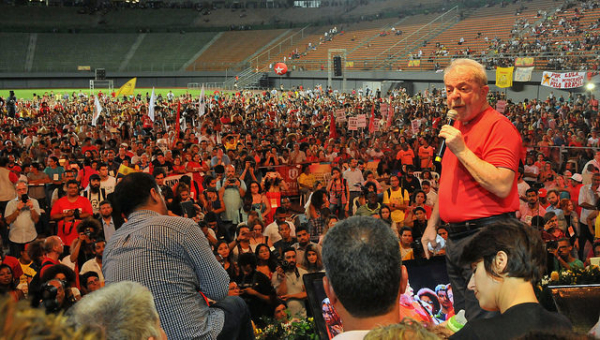 Lula na Assembleia Mundial das Democracias/março de 2018