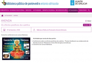 Denunciam atividade pseudocientífica prevista na Biblioteca Pública de Ponte Vedra