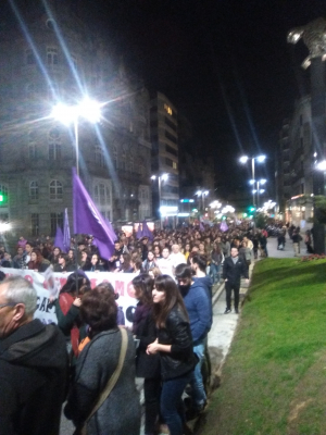 9M em Vigo move milhares, mas continua com um movimento estudantil dividido