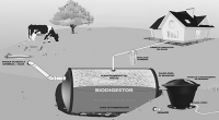 Sistema de geração de energia a partir dos biodigestores. 