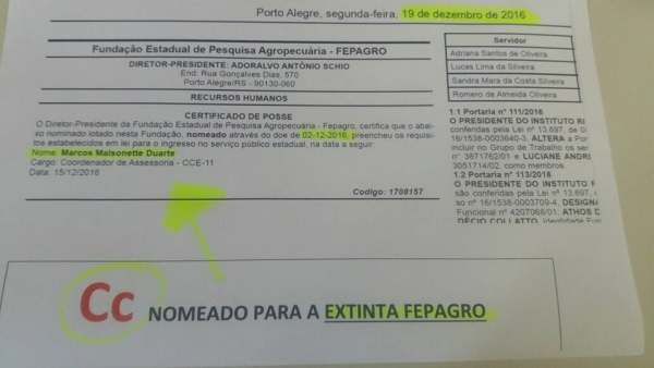 Os CCs de Sartori e o ajuste fiscal