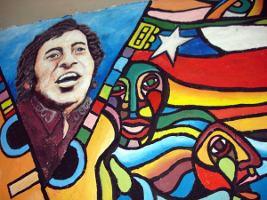Mural a Víctor Jara, Santiago do Chile