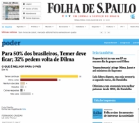 Pesquisa Datafolha “é uma das inúmeras fraudes jornalísticas dos últimos anos”