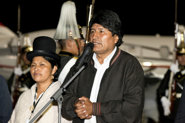 Presidente boliviano, Evo Morales