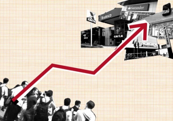 Meio passo pra trás, dois à frente: Lucro dos 5 maiores bancos no 1º sem/2016