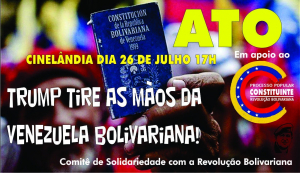 Nesta quarta, movimentos fazem manifestação no Rio em apoio à Venezuela