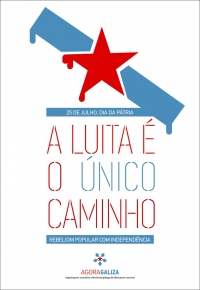 25J, Dia d Pátria. A luita é o único caminho. Rebeliom popular com independência