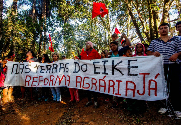 MST ocupa área de Eike Batista em São Joaquim de Bicas, região Metropolitana de Belo Horizonte