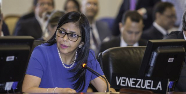 Delcy Rodríguez, chanceler da Venezuela