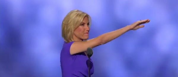 Nós EUA Laura Ingraham gera polêmica com saudação nazista em convenção do Partido Republicano