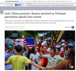 Tentativa de uma &#039;revolução colorida&#039; no Vietnã?