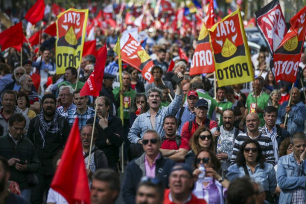 Portugal: Intersindical marca presença no combate às propostas do Governo