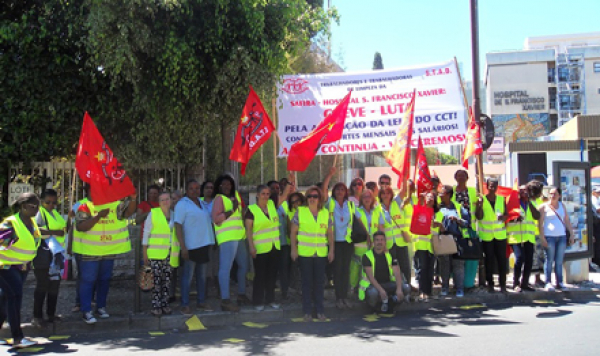 Greve dos trabalhadores da limpeza vai afectar três hospitais no Barreiro e Lisboa