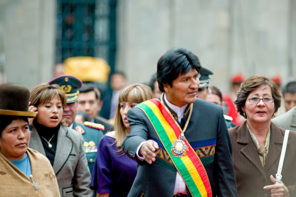 Presidente da Bolívia, Evo Morales