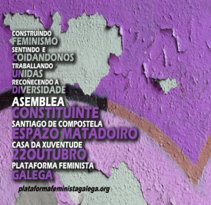Plataforma Feminista Galega vai apresentar em Compostela a sua Assembleia Constituinte