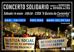 Concerto Solidário em Vigo polas repressaliadas na luita da Rotunda de Coia