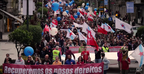 1º de Maio na Galiza: CIG realizou mobilizaçons nas principais cidades galegas, sendo a maior a de Vigo