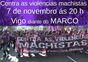 Feministas galegas lembram vigência das reivindicaçons um ano depois