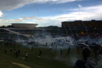 Protesto teve brutal repressão policial