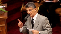 Henry Ramos Allup, férreo opositor do governo e presidente da Assembleia Nacional