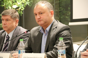 Igor Dodon, eleito presidente da Moldávia pelo Partido Socialista, pró-Rússia.