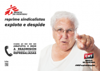 Campanha contra repressom, exploraçom e despedimentos de Médicos Sin Fronteras contra sindicalistas