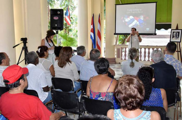 Ato no Icap, como parte da jornada de homenagem pela descolonização de Porto Rico.