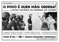 Debate: O povo é quem mais ordena. luitas vizinhais em defesa do comum