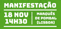 Portugal: manifestação dos trabalhadores da administração pública em luta