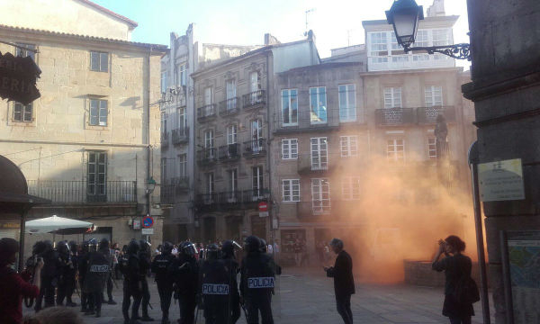 Comunicado de Corrente Vermelha denuncia repressom em Compostela