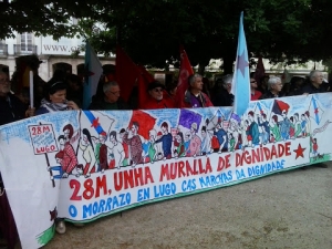 Manifestaçom de ontem em Lugo