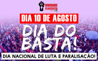 10/08: dia nacional de luta e paralisação