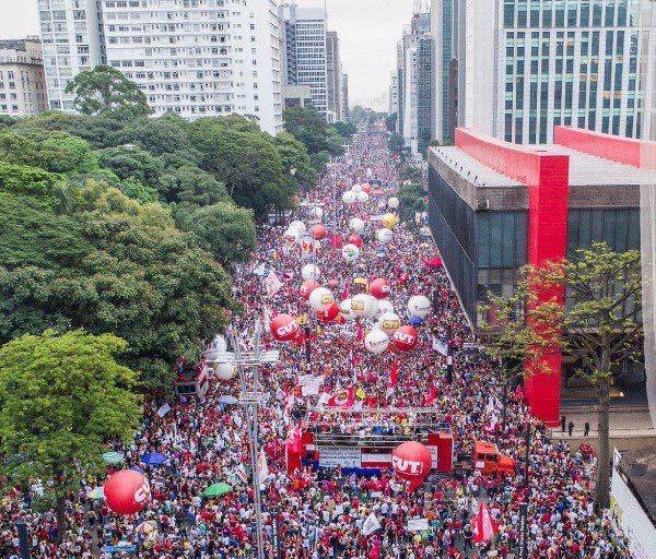 Avenida Paulista, em São Paulo, no final da tarde desta quarta