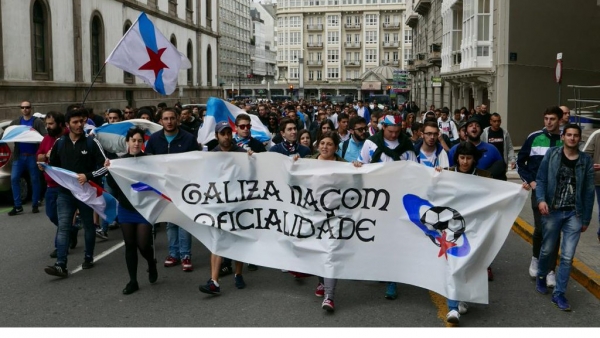 Manifestaçom de Siareir@s Galeg@s na Corunha