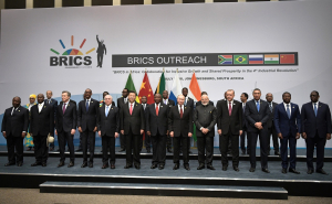Reunião do BRICS, com países convidados do Sul Global