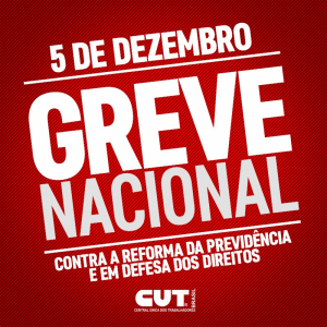 5 de dezembro: greve nacional