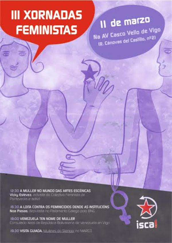Isca! organiza Jornadas Feministas em Vigo