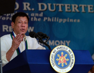 presidente filipino, Rodrigo Duterte, declarou lei marcial em Mindanao, no sul do país, no último dia 23