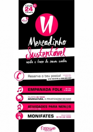 VI Mercado Sustentável, sábado 24 de setembro na Guarda